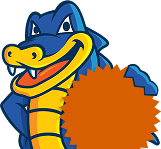 Snappy the HostGator holding a sale sign.